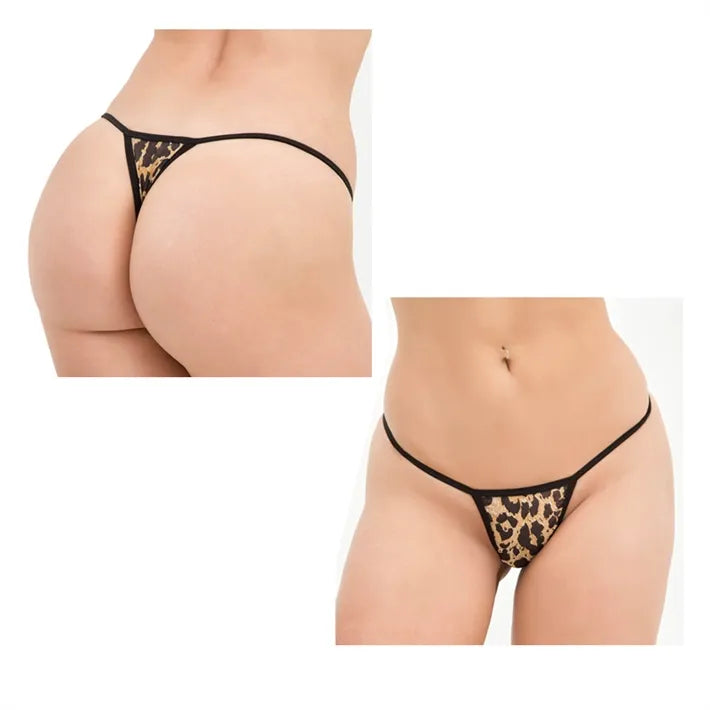 Tanga Animal Print Regulable | Lencería Sexy