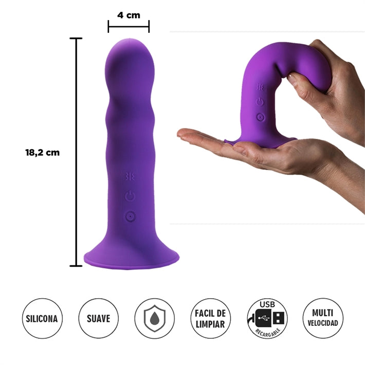 Vibrador Hitsens 3 | Dildo con Ventosa USB