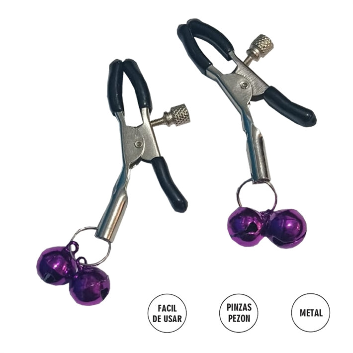 Pinzas para Pezones con Campanas | Accesorio Regulable