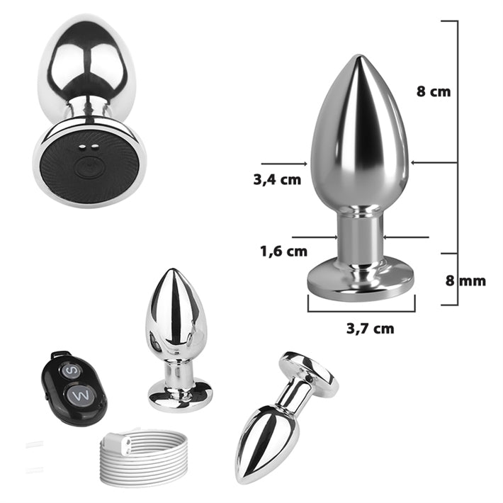 Plug Acero con Control Remoto