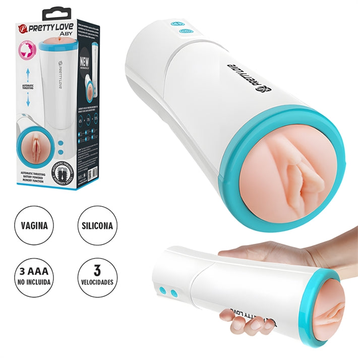 Pretty Love Aby Masturbador Automático con Movimiento y Sonido