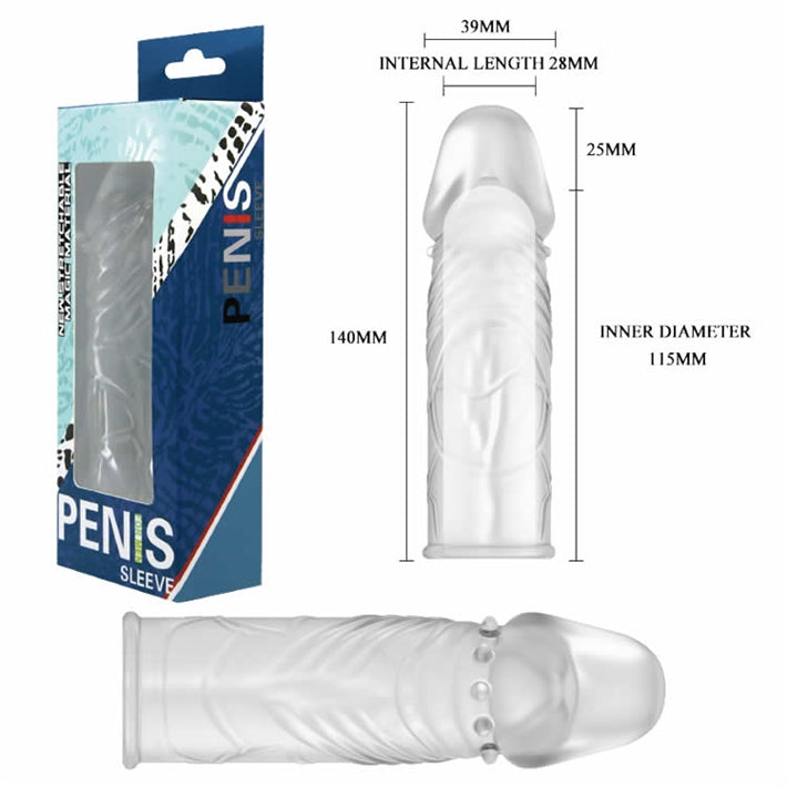 Funda para Pene Texturada | Aumenta Grosor y Placer