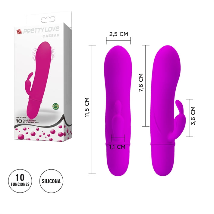 Mini Vibrador de Punto G y Clítoris Caesar | 10 Funciones