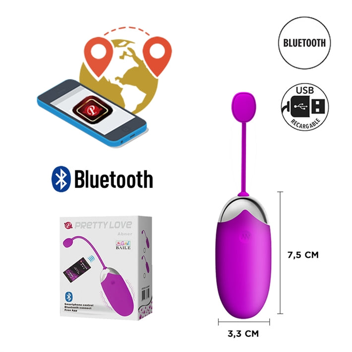 Huevo Vibrador con App Abner | Juego a Larga Distancia para Parejas