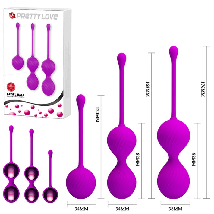 Pretty Love Kit 3 Bolas Kegel