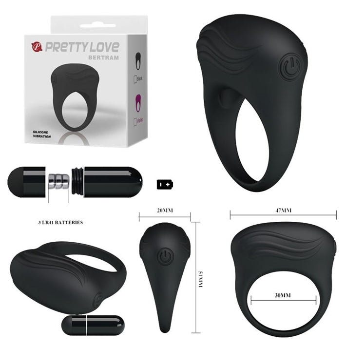 Anillo Vibrador con Bala Extraíble | 2 Juguetes en 1