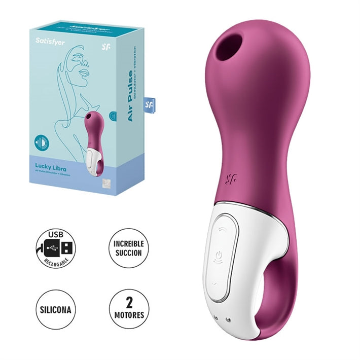 Satisfyer Lucky Libra | Succionador y Vibrador para Principiantes