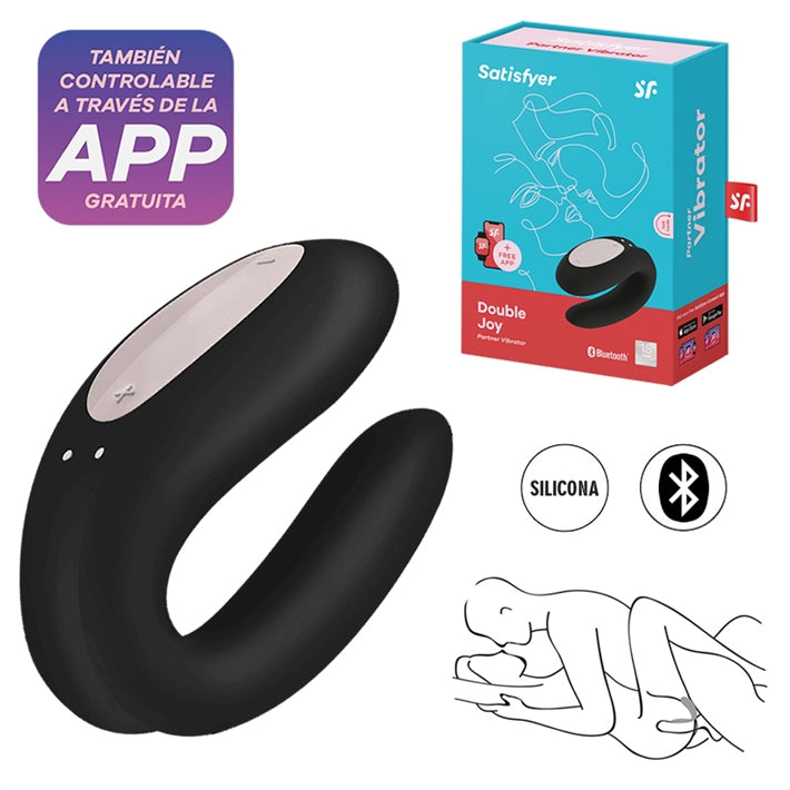 Satisfyer Double Joy | Vibrador para Parejas con Control por App