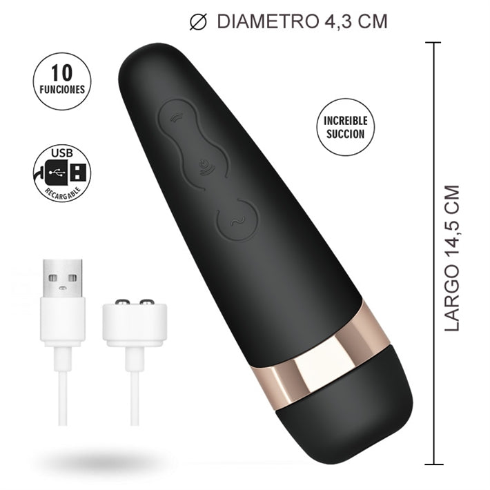 Satisfyer Pro 3+ | Succionador y Vibrador con 110 Combinaciones