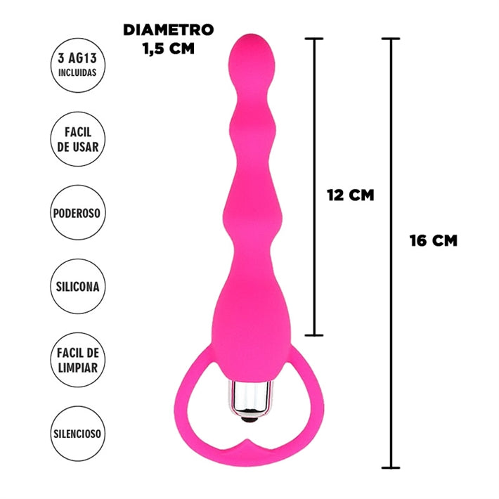 Vibrador Anal Inexpulsable Aquila | Dilatador Progresivo