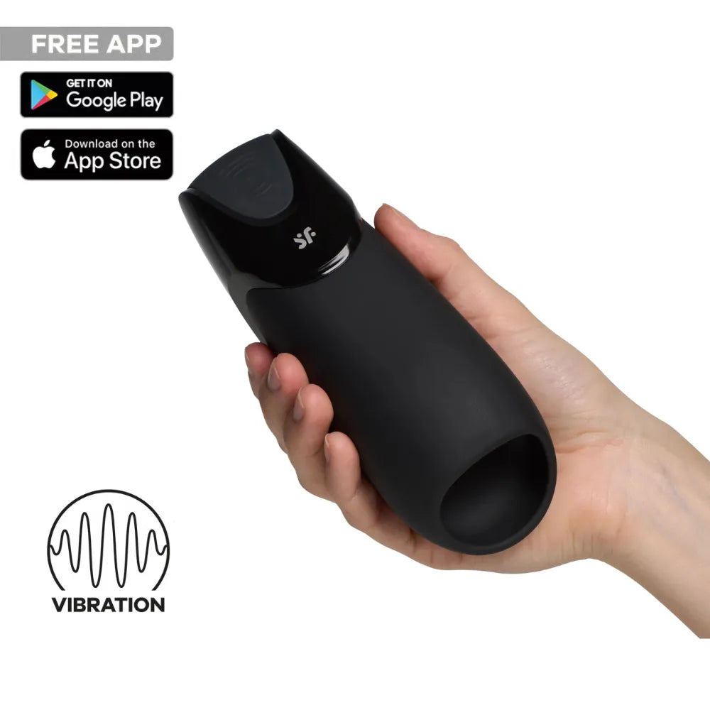 Satisfyer Men Vibration+ | Masturbador de Glande con Control por App
