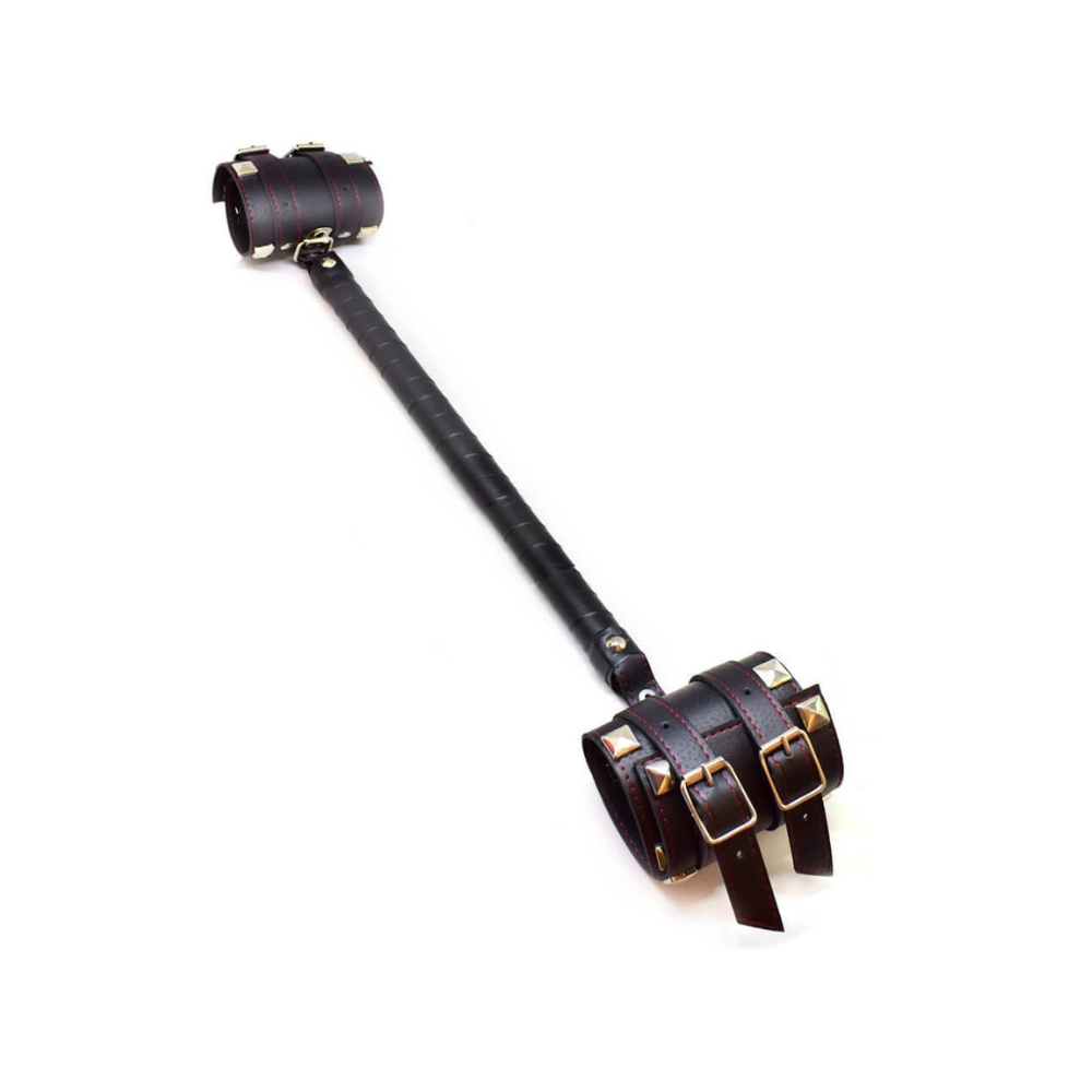 Barra Cepo Inmovilizador de Cuero | Tobillos y Muñecas Regulable