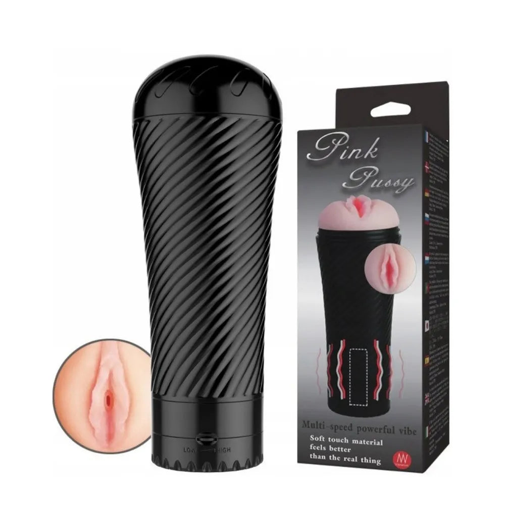 Masturbador Vagina Realista con Vibración | Cyber Skin Súper Suave