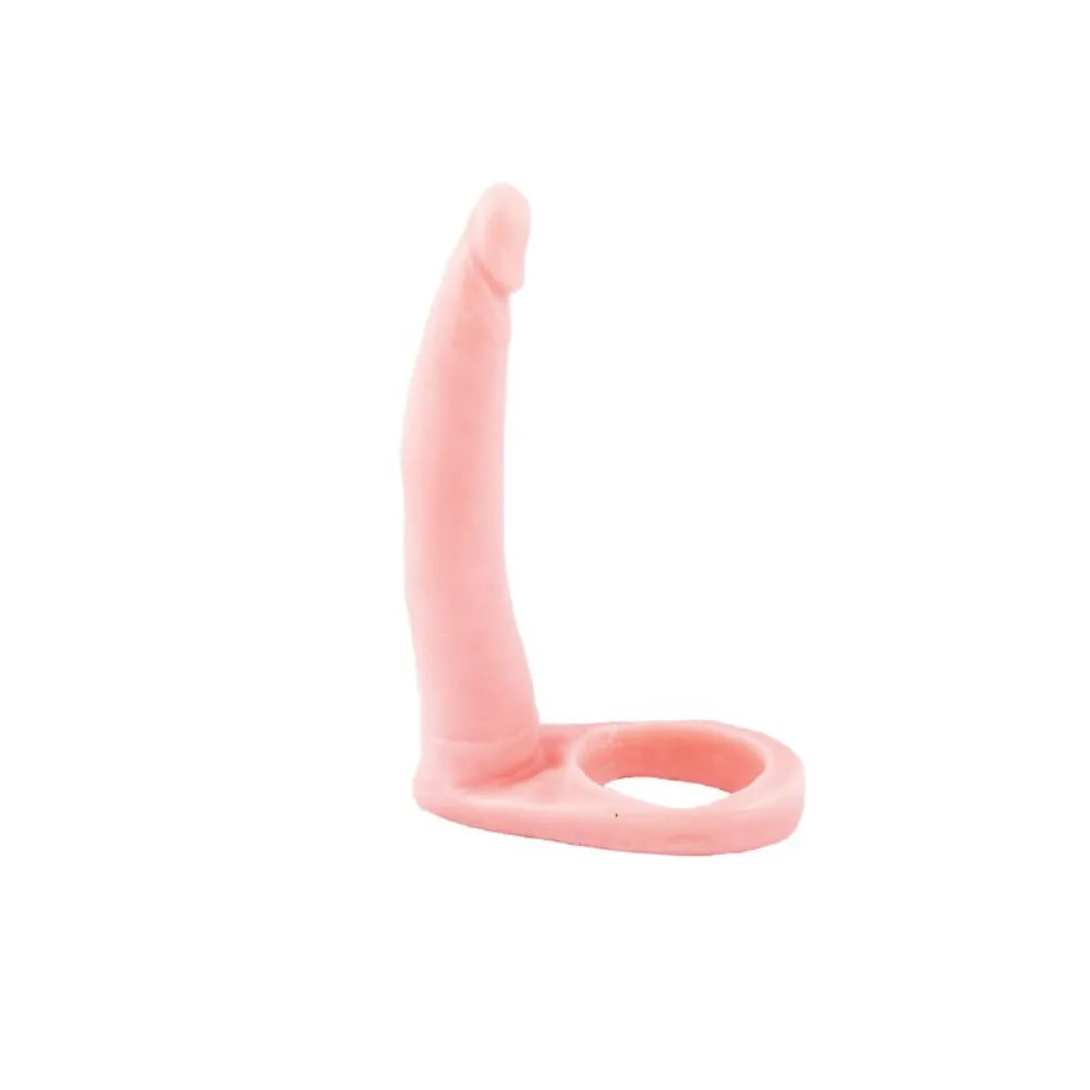 Anillo Doble Penetración Hot Finger Largo | RealSkin Dedo Anal 13cm