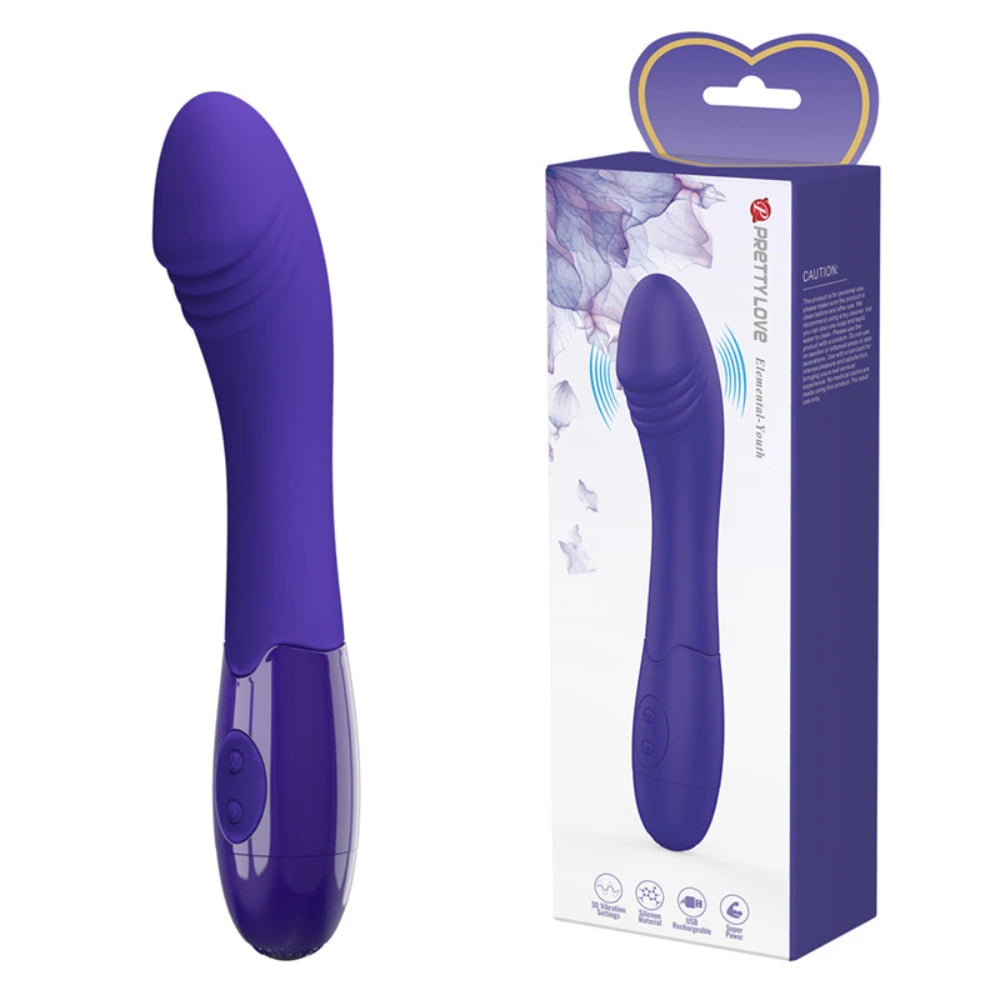 Pretty Love Elemental Youth USB – Vibrador 30 funciones