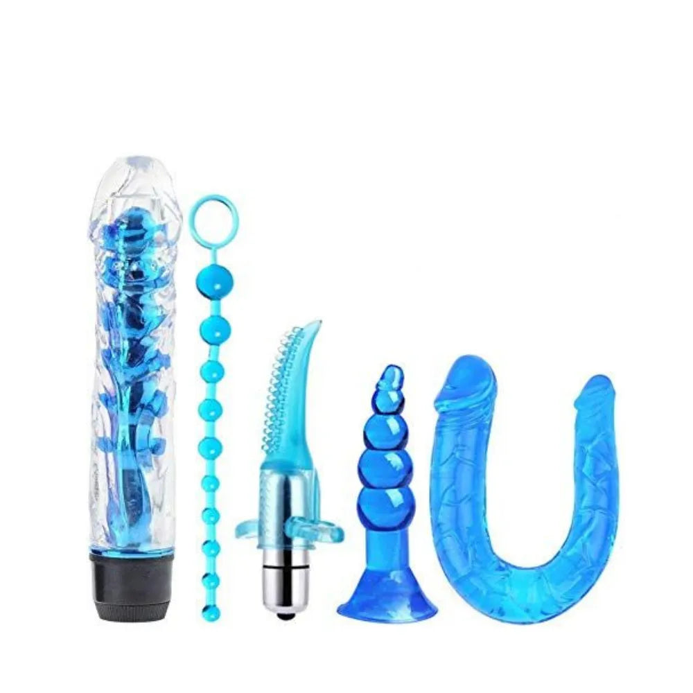 Kit de Placer Anal y Vibración Octans | Set de 5 Juguetes