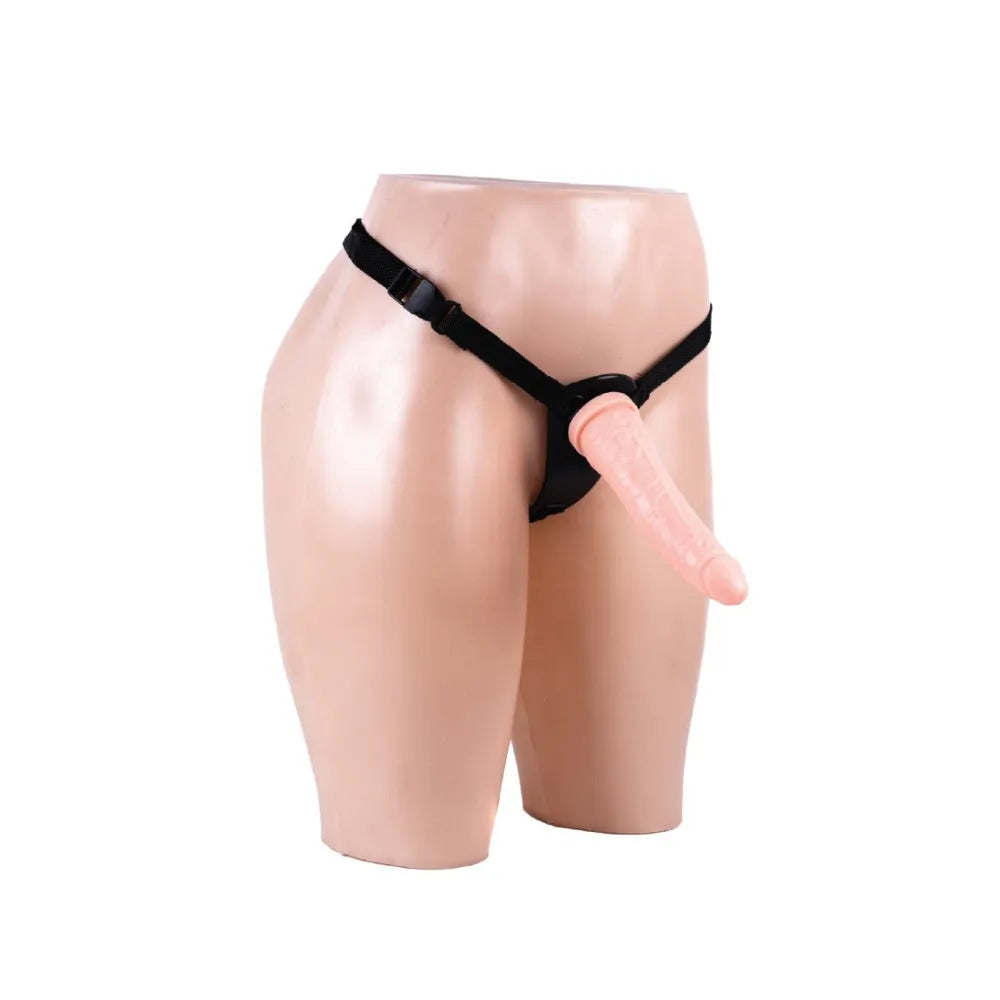 Arnés con Dildo Realista Bananin | Strap-On RealSkin 20cm