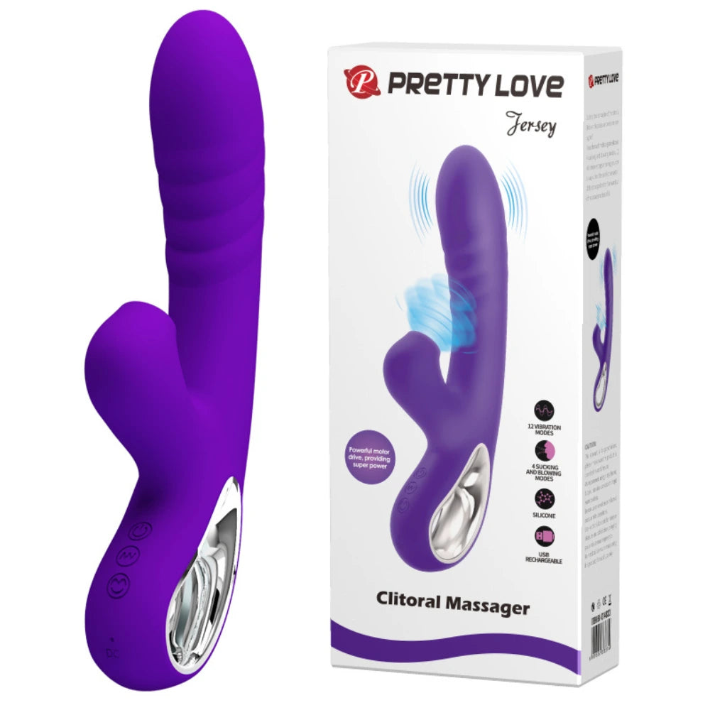 Pretty Love Jersey Vibrador con Succionador