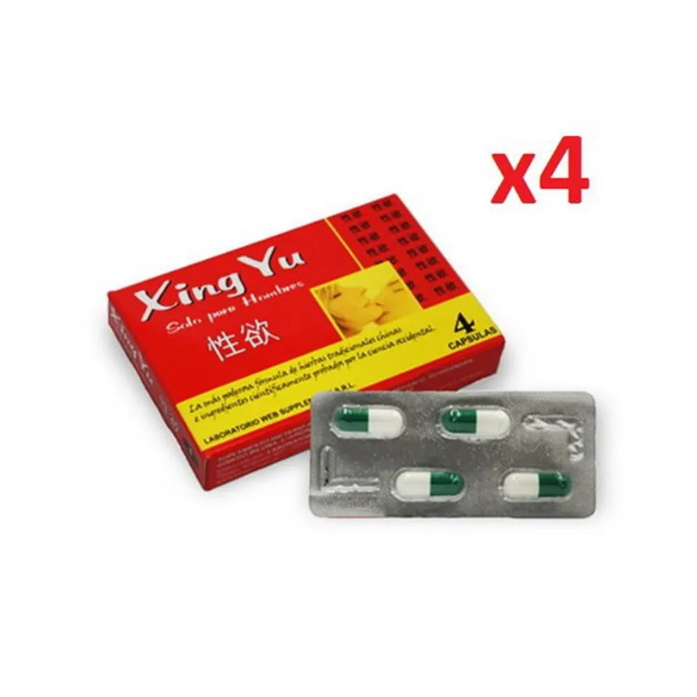 Vigorizante Masculino Natural Xing Yu X4 | Potencia Sexual (4 Cápsulas)