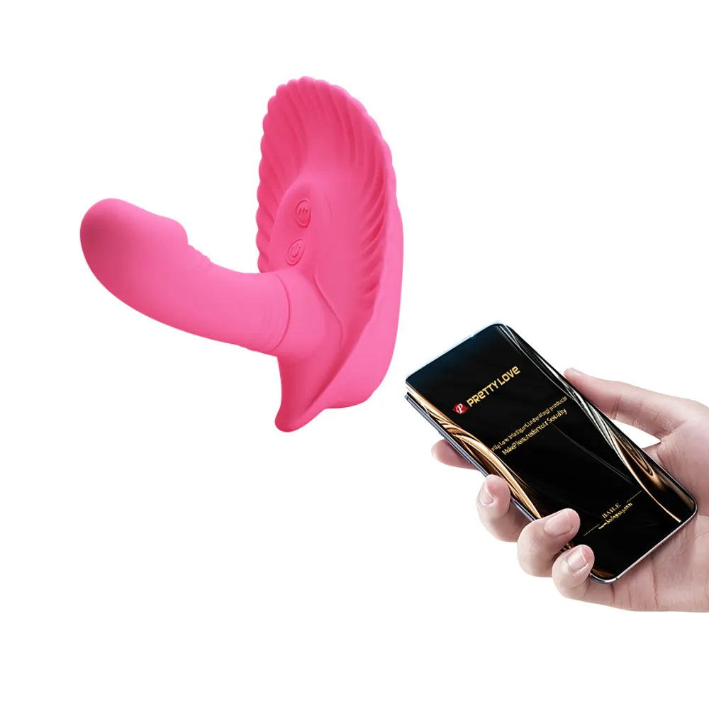Vibrador Manos Libres con App Fancy Clamshell | Juego para Parejas
