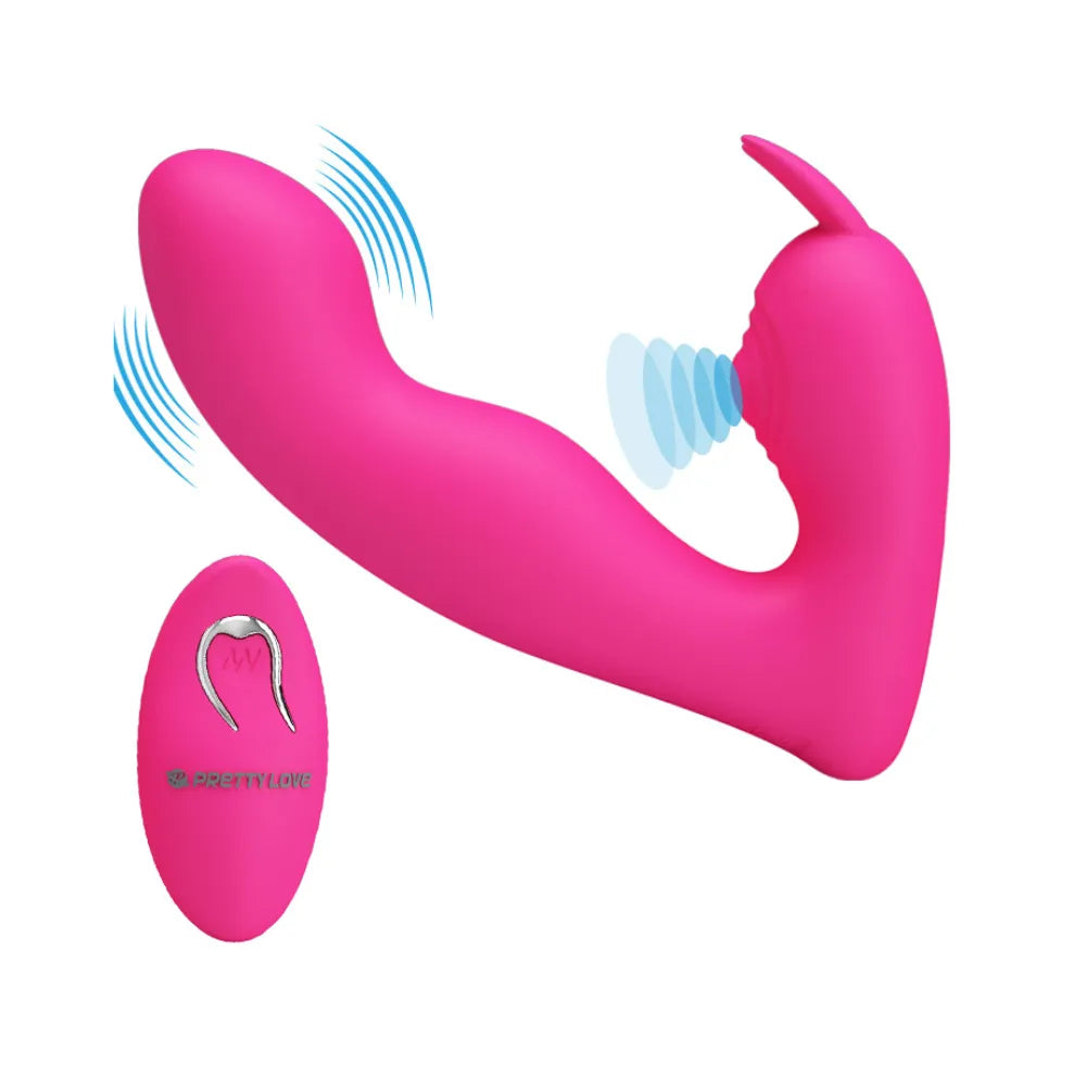 Vibrador Punto G con Succión y Control Remoto Josephine