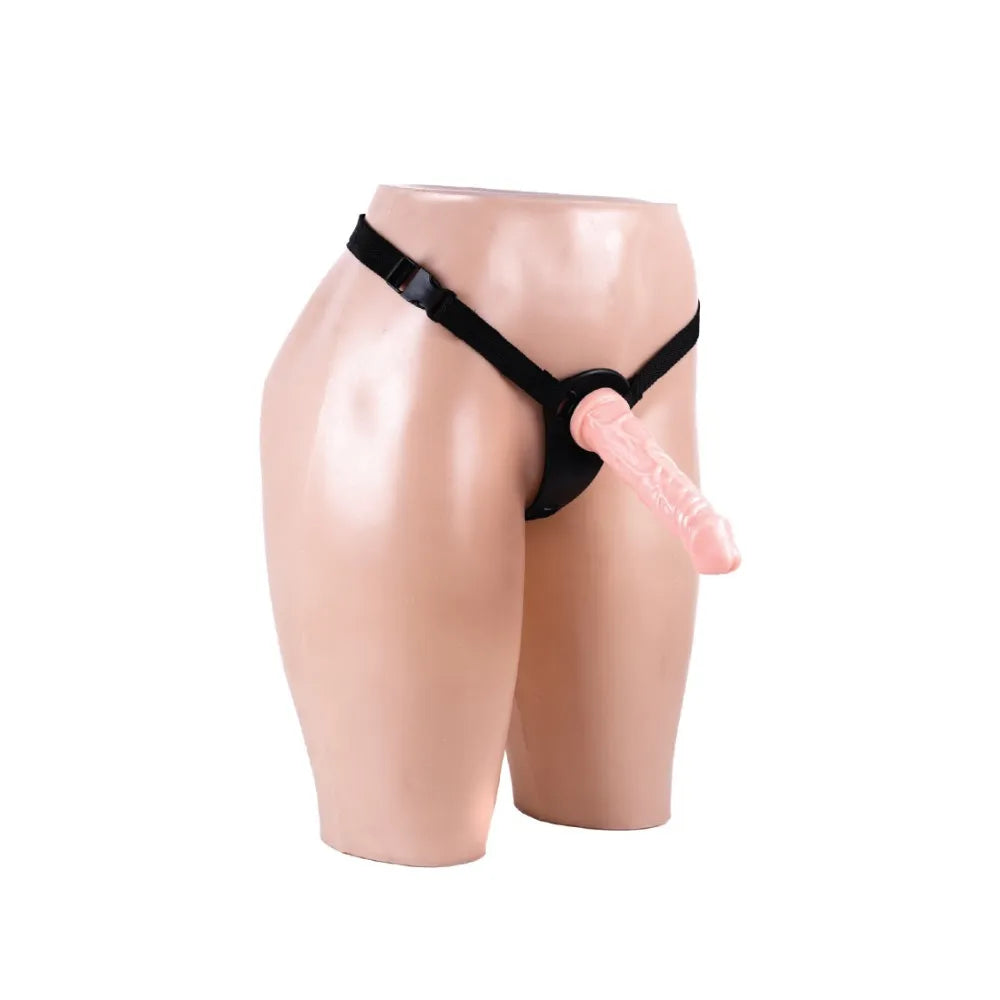 Arnés con Dildo Realista de 20cm | Strap-On para Placer Profundo