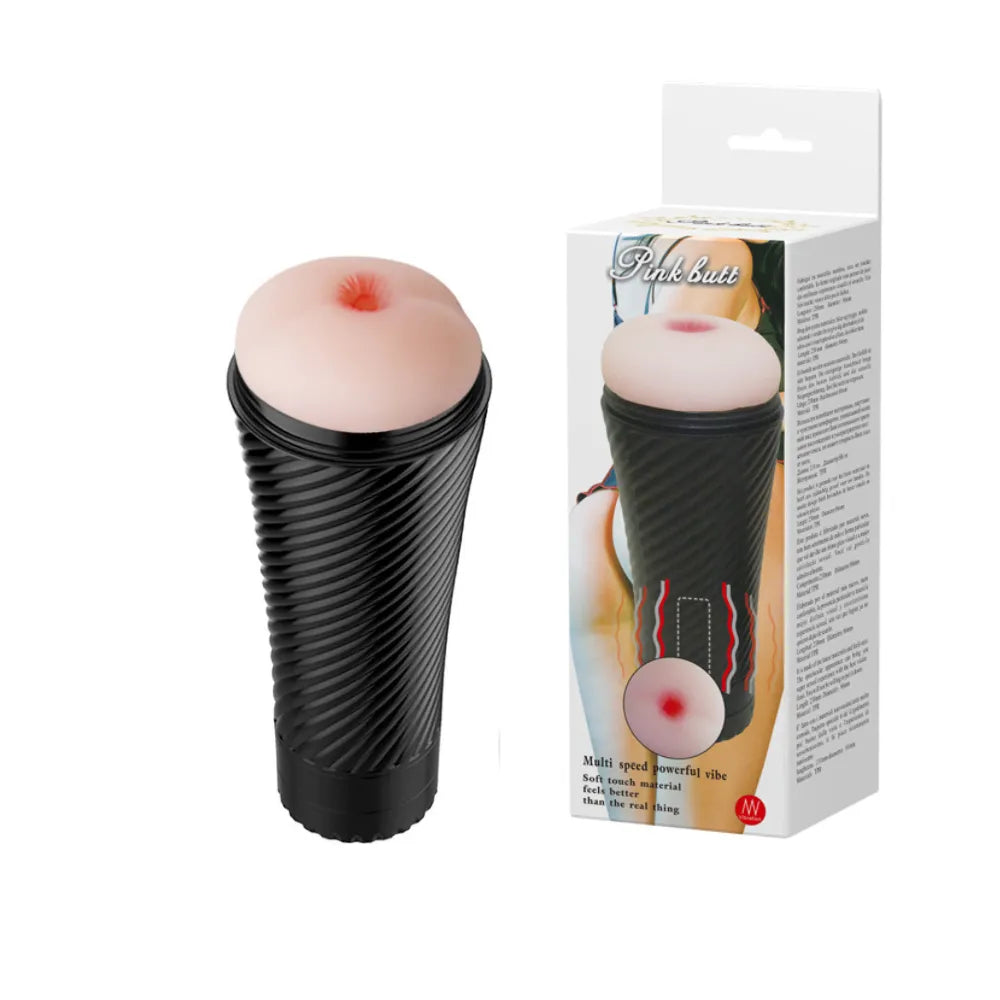 Masturbador Anal Realista con Vibración | Ano Cyber Skin