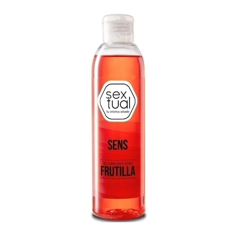 Gel Lubricante Sextual Frutilla | Base Agua Larga Duración 200ml