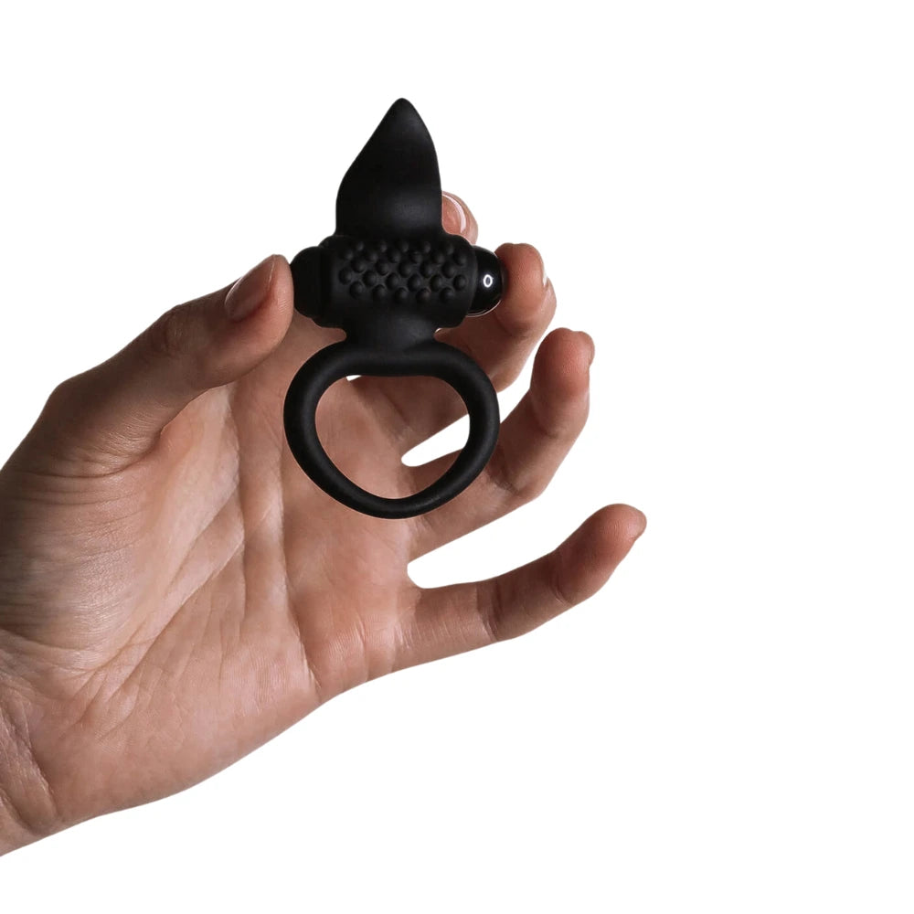 AL Anillo Lingus Vibrador con Lengua Estimuladora