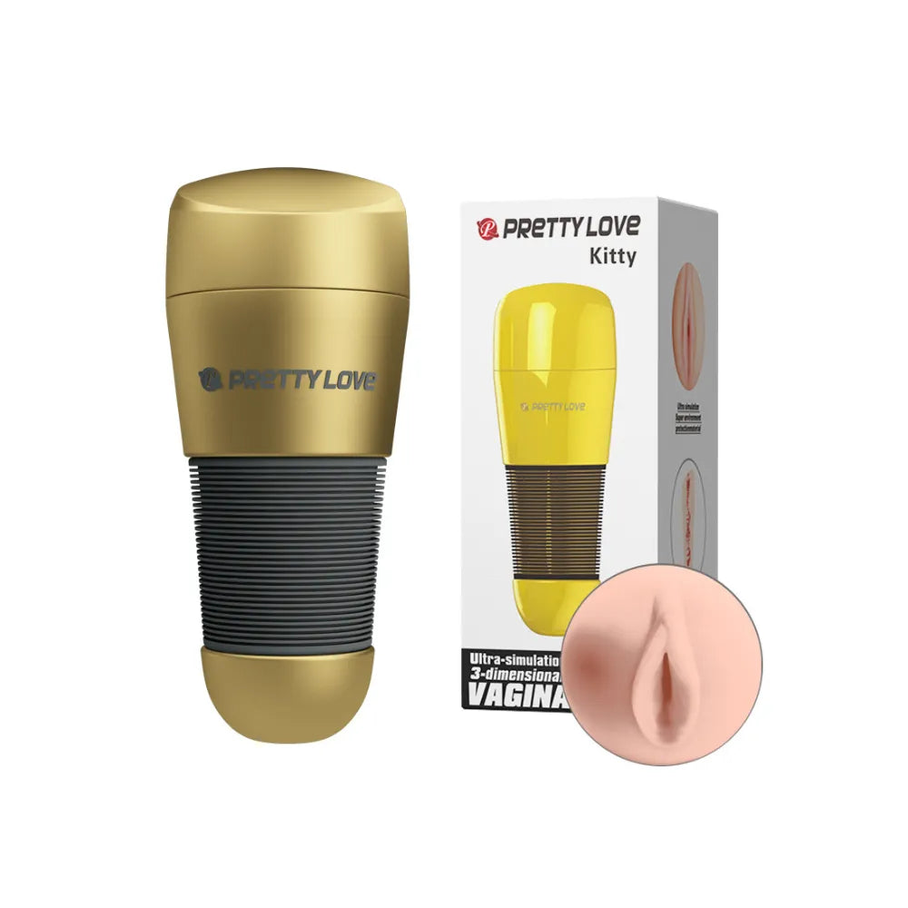 Masturbador Realista Kitty | Vagina Moldeada de una Estrella Porno