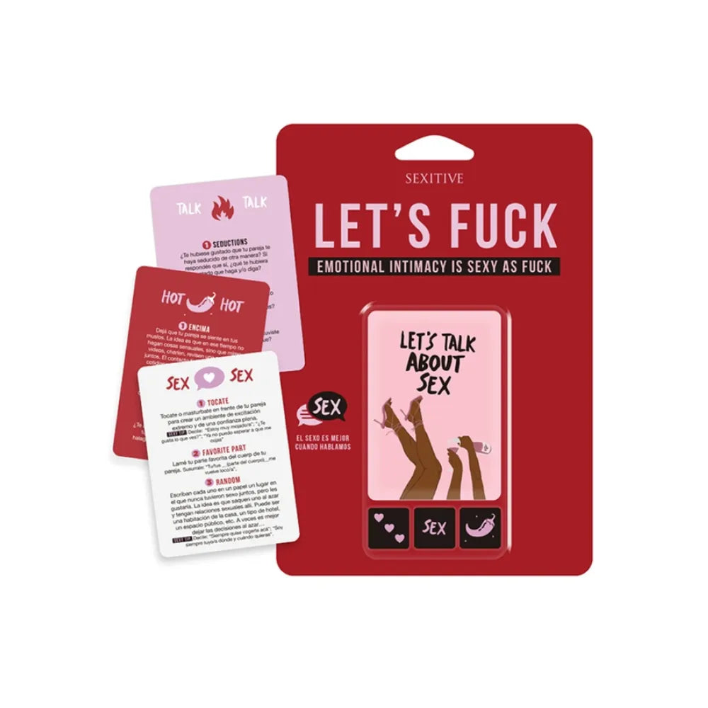 Juego Erótico para Parejas Let's Fuck | Cartas y Dados Íntimos