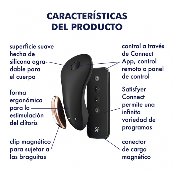 Satisfyer Little Secret | Vibrador con App para Juego en Pareja a Distancia