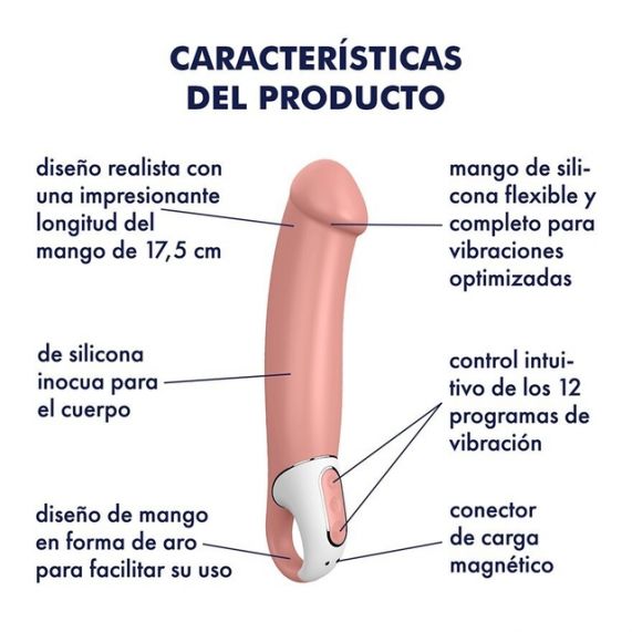 Satisfyer Master | Vibrador Potente de 23cm para Orgasmos Profundos
