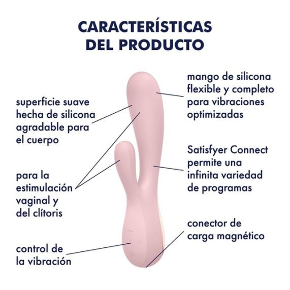Satisfyer Mono Flex | Vibrador Conejo Ultra Flexible con App