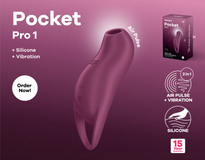 Satisfyer Pocket Pro 1 Succionador y Vibrador