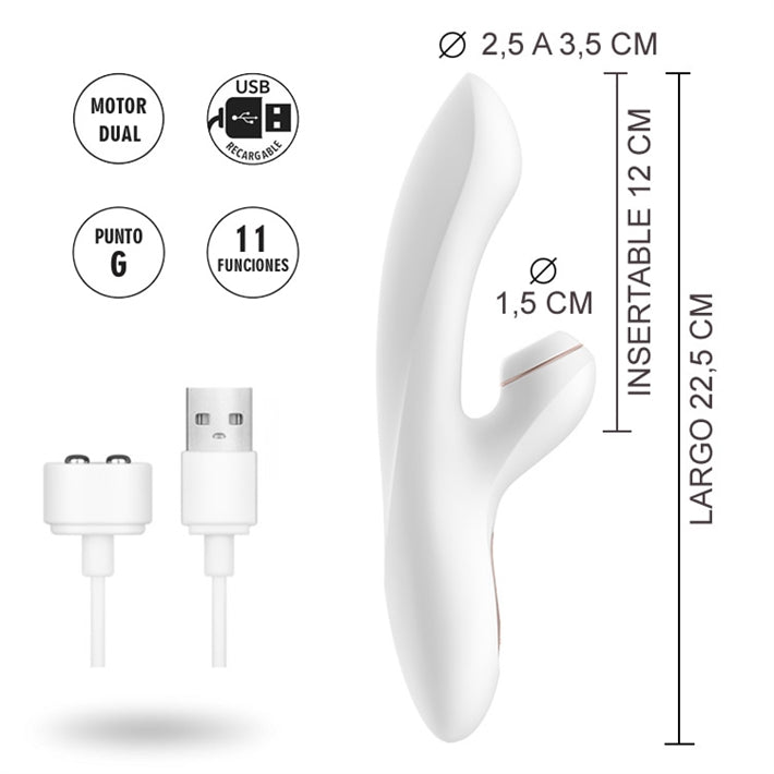 Satisfyer Pro+ G Spot- Vibrador con Succionador
