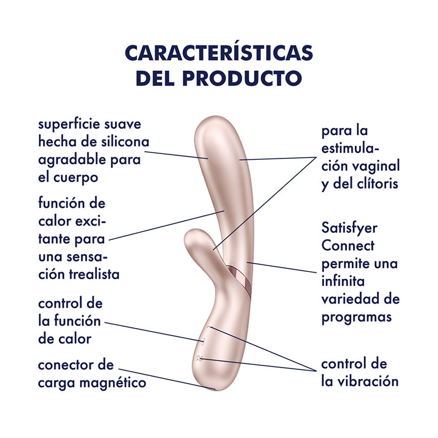 Satisfyer Hot Lover | Vibrador Doble con Calor y Control por App