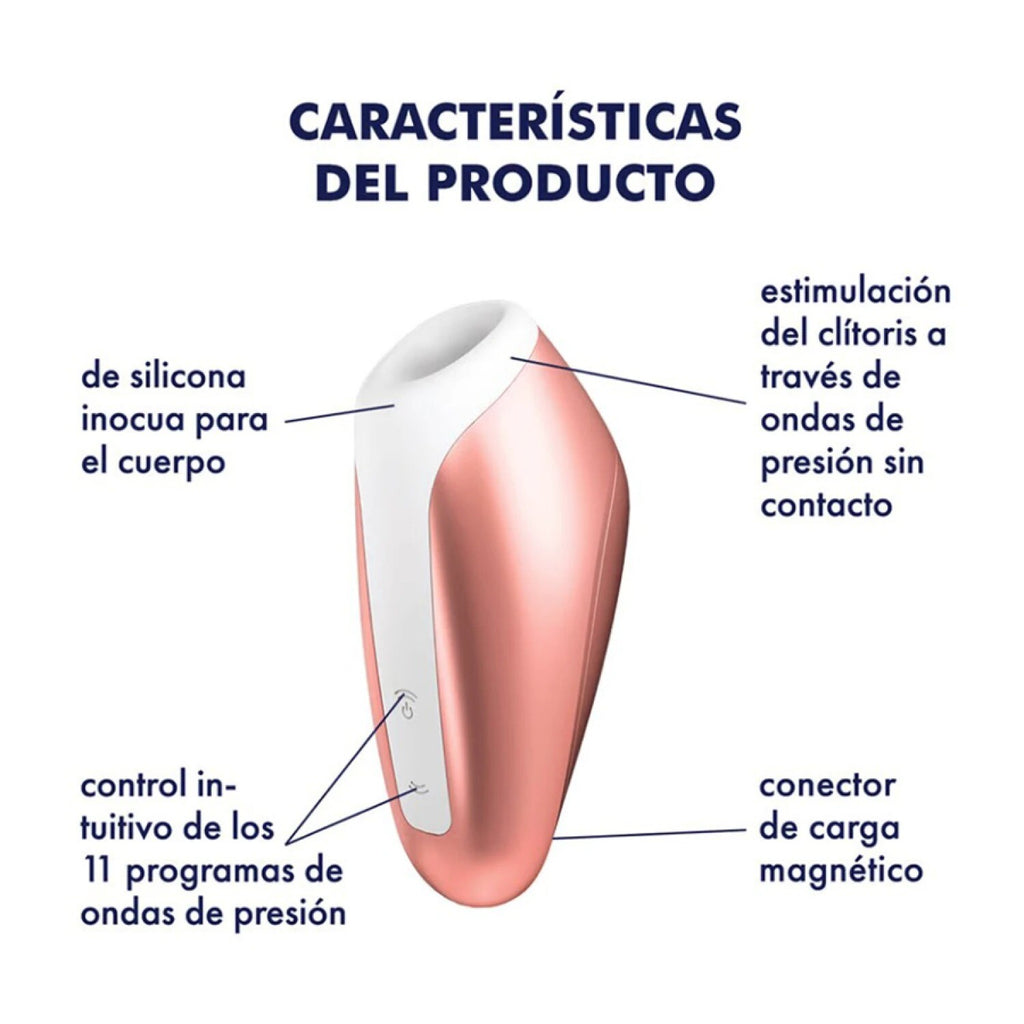 Satisfyer Love Breeze | Succionador de Clítoris Compacto y Recargable