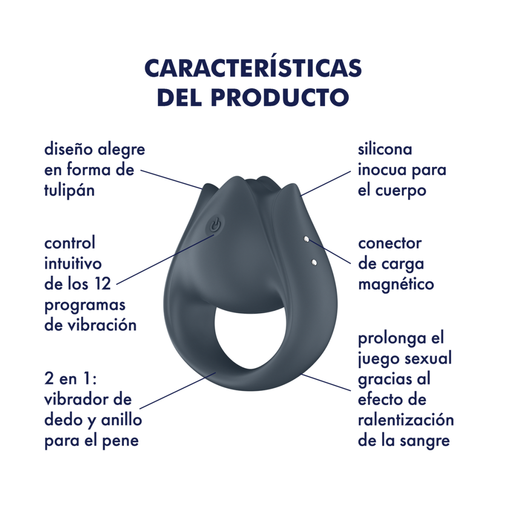 Satisfyer Perfect Pair 2 – Anillo Vibrador Multifunción