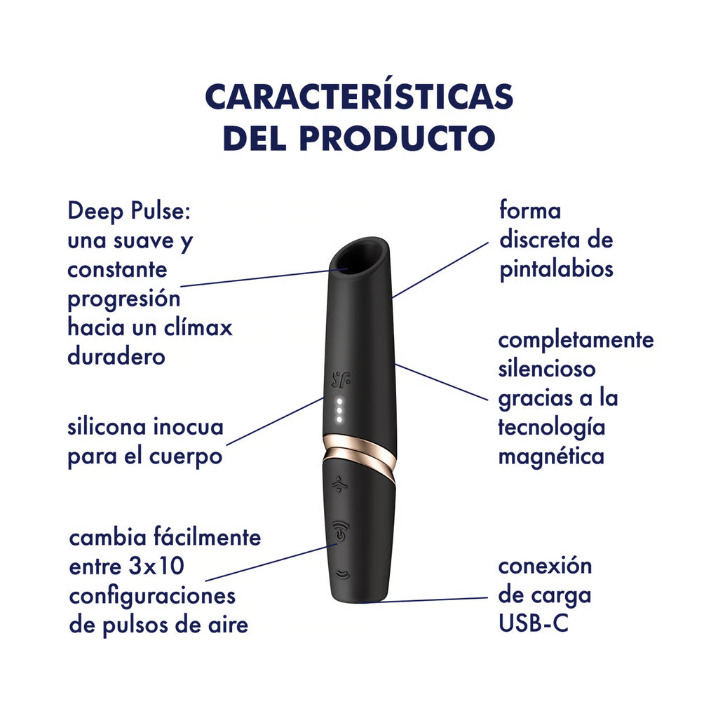 Satisfyer Perfect Kiss Succionador – Compacto y Potente